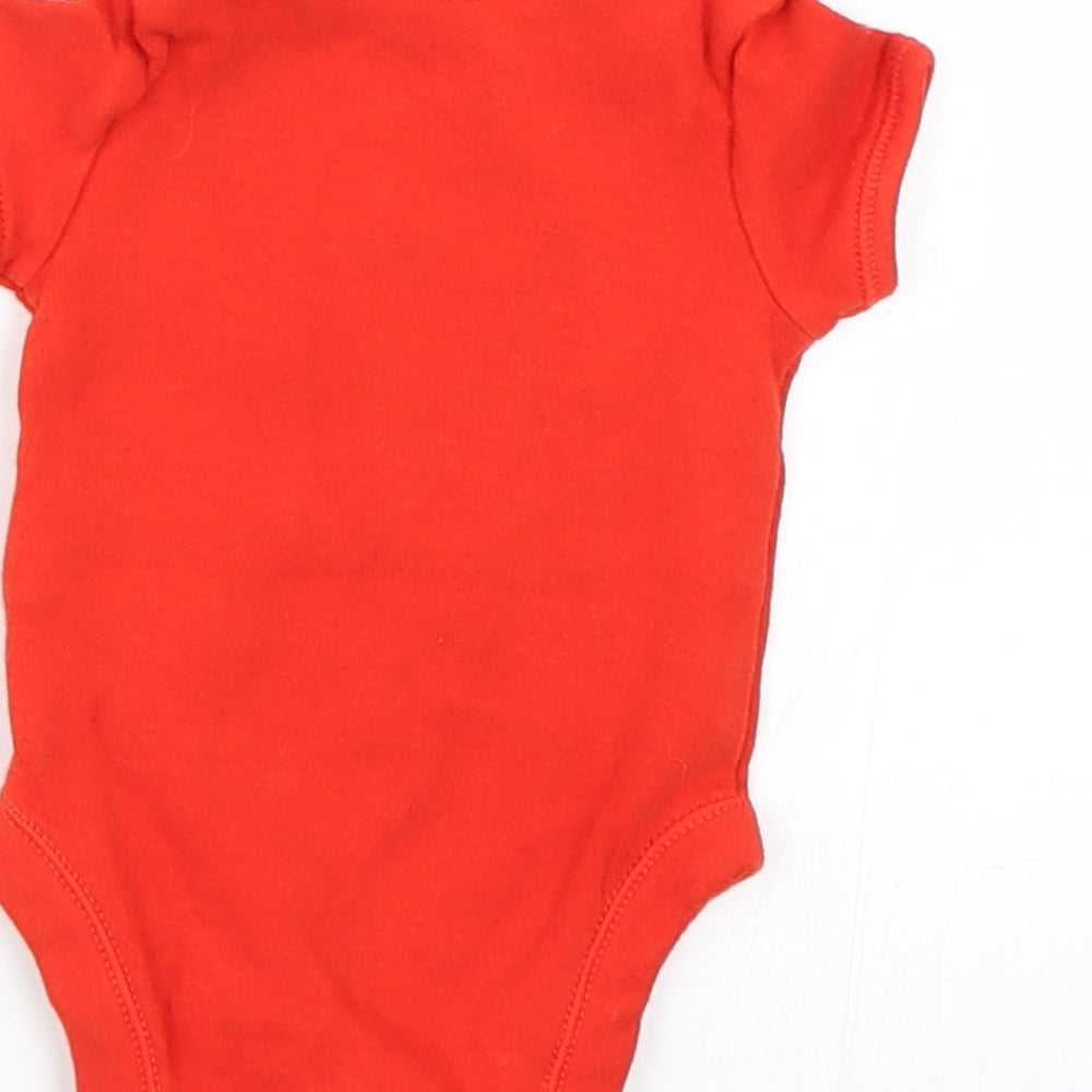 George Baby Red Babygrow One-Piece Size 0-3 Months - First size 4.1kg