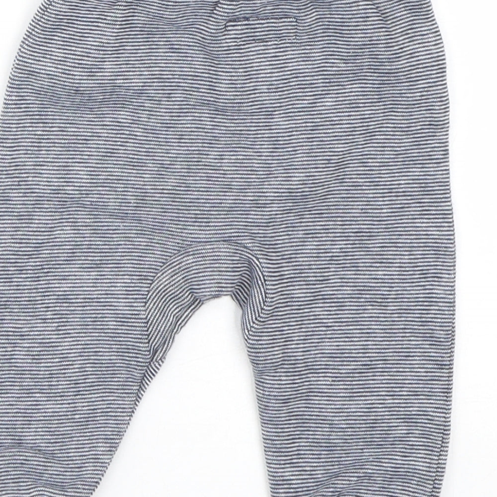 Primark Baby Blue Striped Jogger Trousers Size 3-6 Months