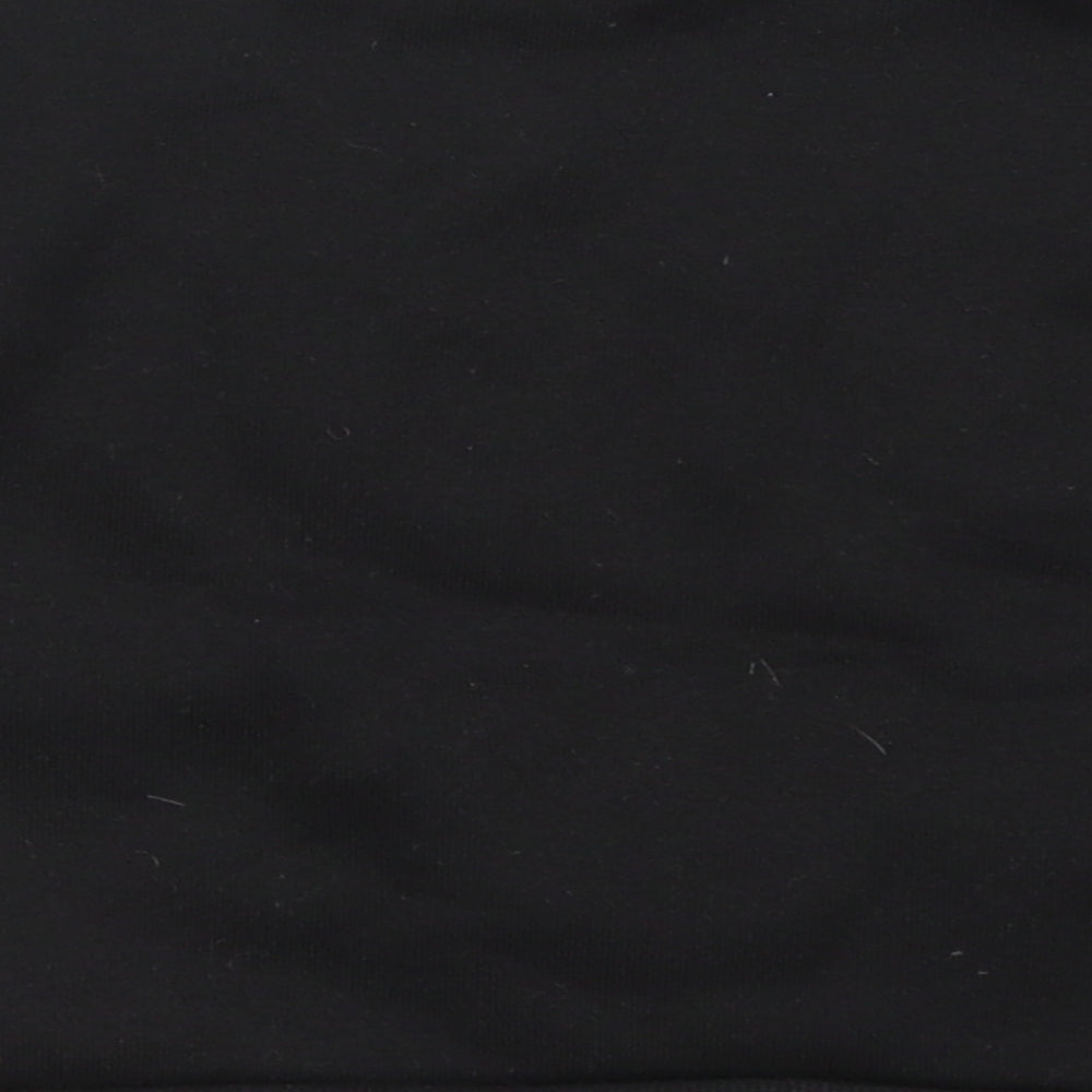 Preworn Girls Black Pullover Sweatshirt Size 3-4 Years