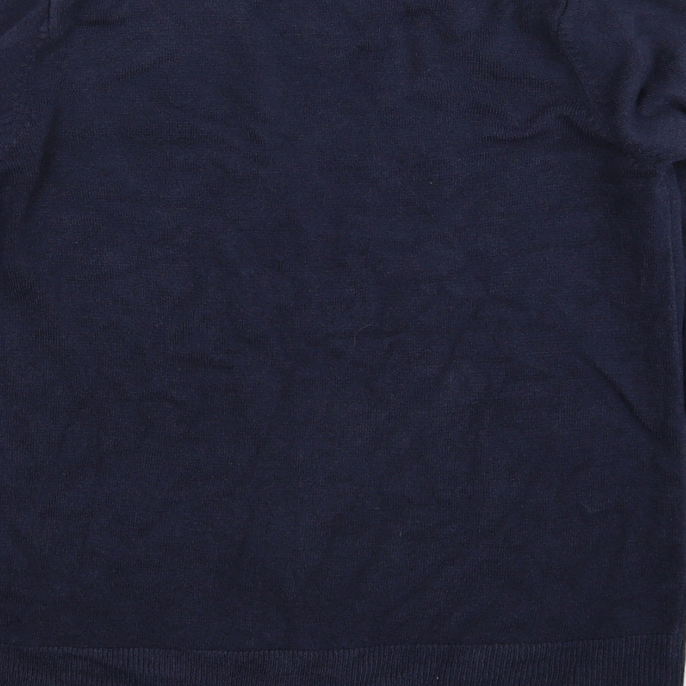 Marks & Spencer Womens Blue Knit Cardigan Jumper Size S