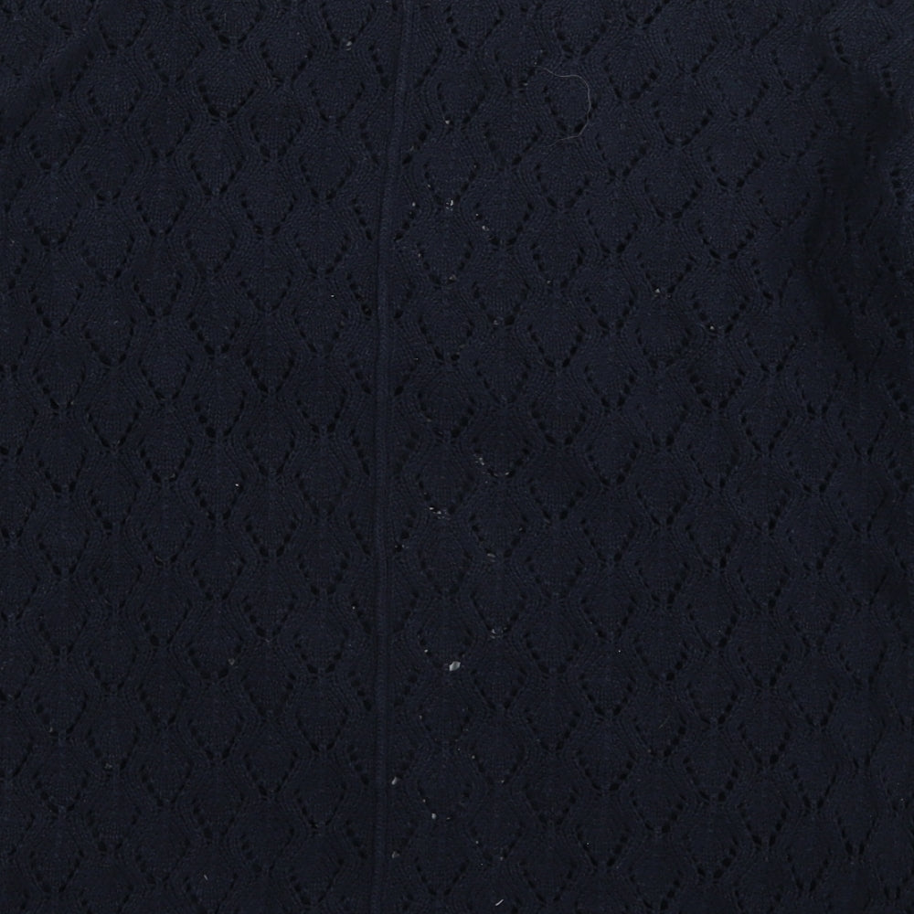 H&M Womens Blue Knit Pullover Jumper Size M
