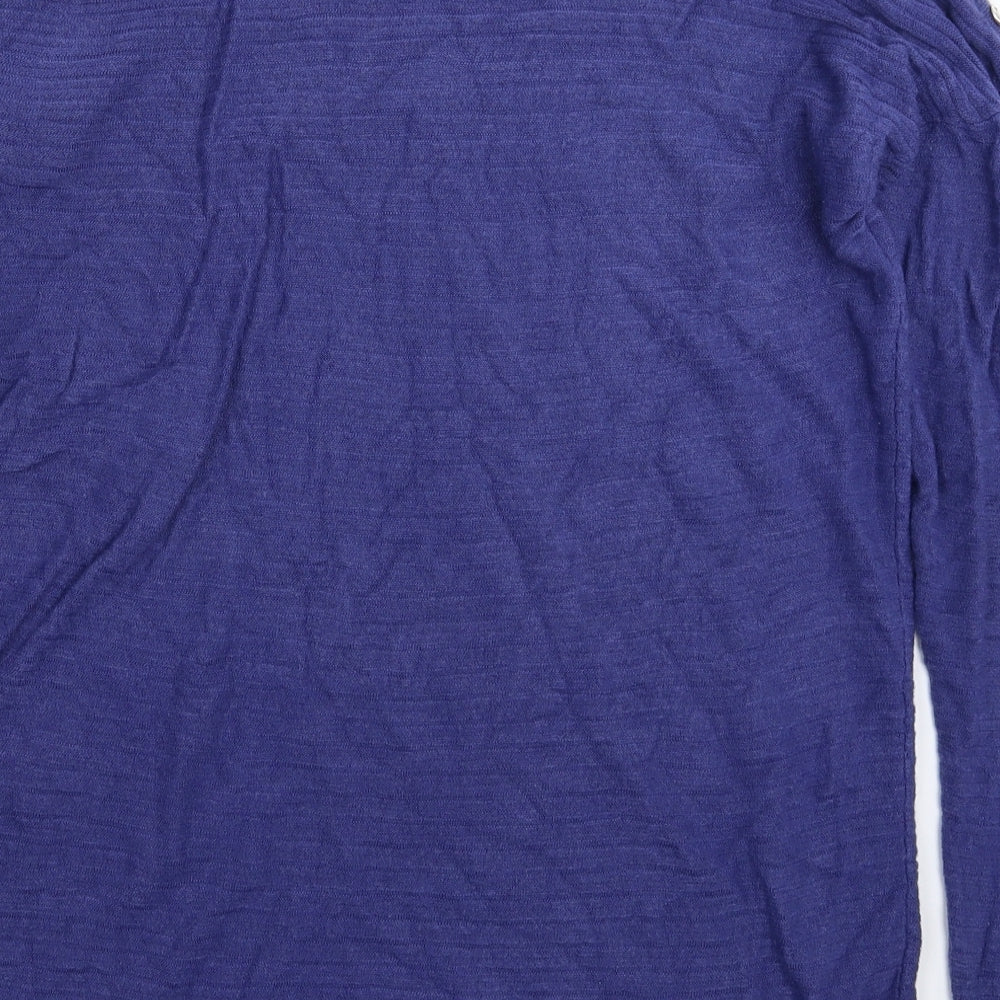Debenhams Womens Blue Knit Pullover Jumper Size 16