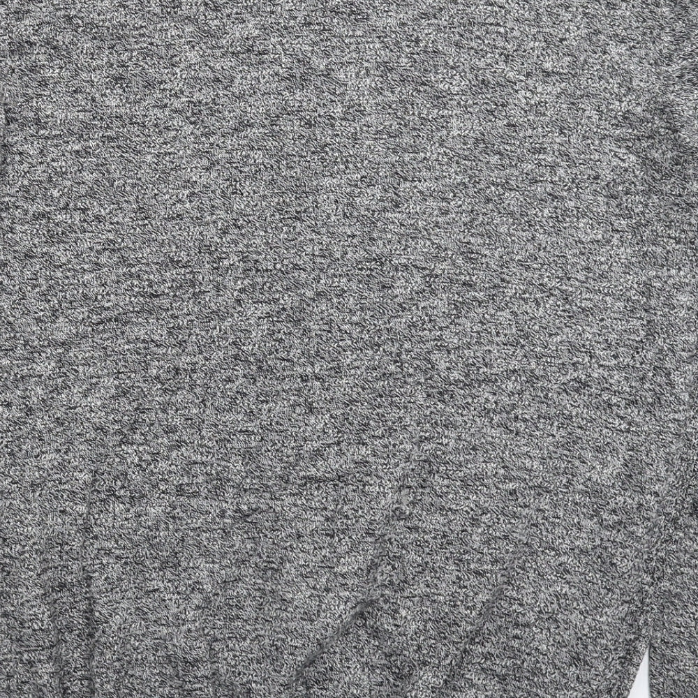 River Island Mens Grey Knit Pullover Jumper Size L