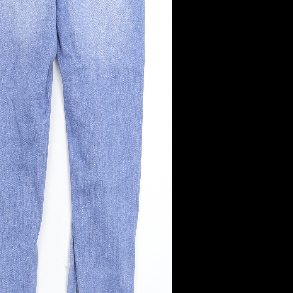 Papaya Womens Blue Denim Skinny Jeans Size 8 L25 in
