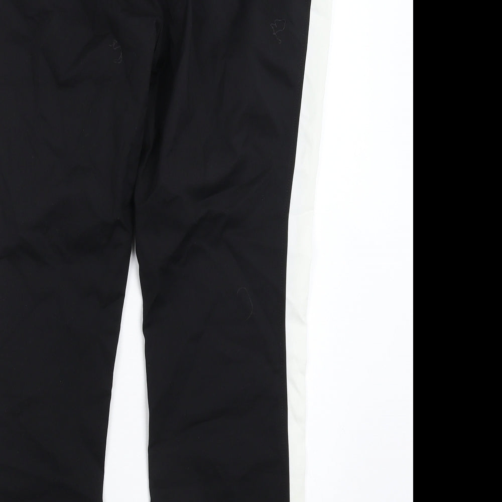Preworn Womens Black Trousers Size 30 in L25 in