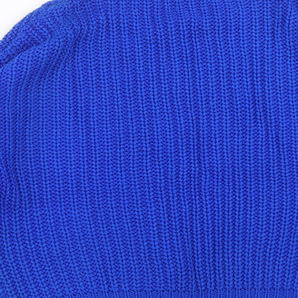 goldigga Womens Blue Knit Pullover Jumper Size 8