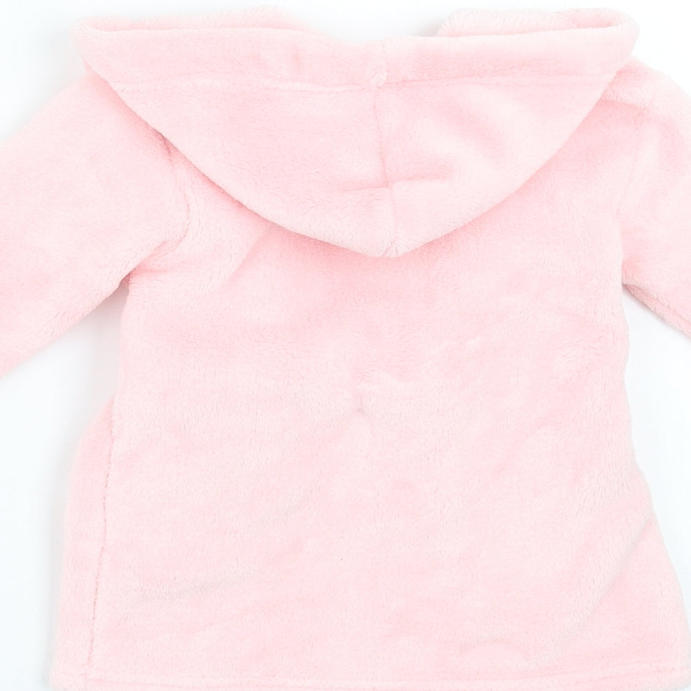 Earlydays Girls Pink Solid Robe Size 6-9 Months
