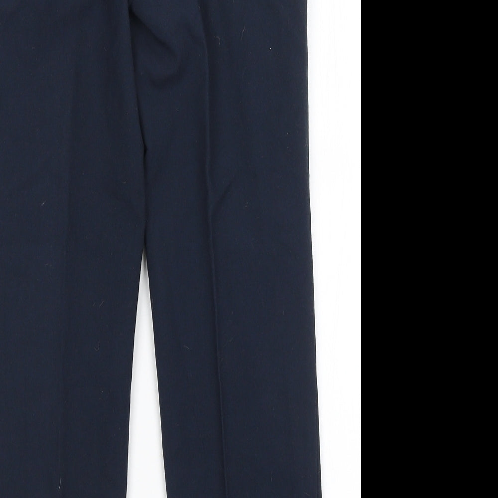M&S Boys Blue Dress Pants Trousers Size 8-9 Years