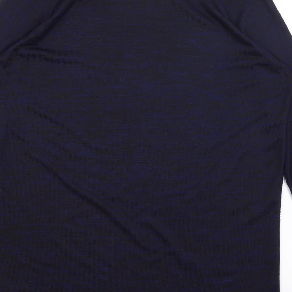 Topshop Womens Blue Basic T-Shirt Size 8