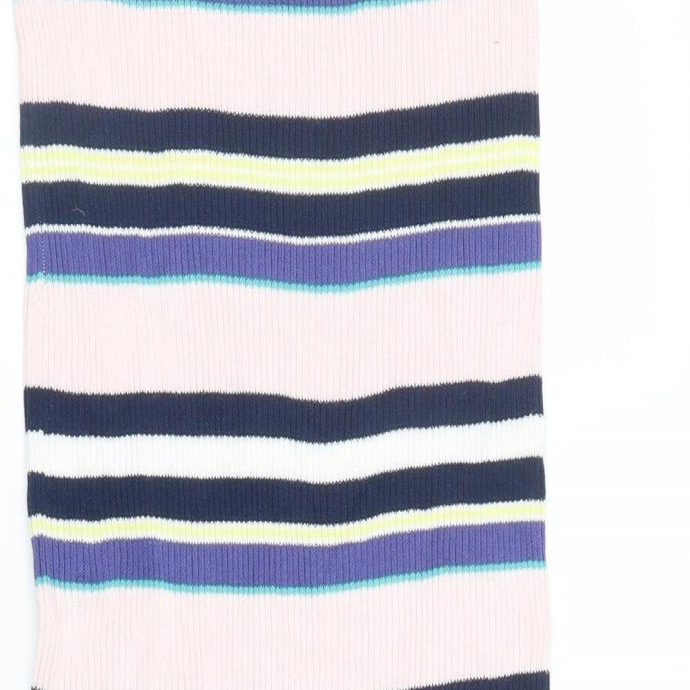 Swell Womens Pink Striped Jumper Dress Size 10