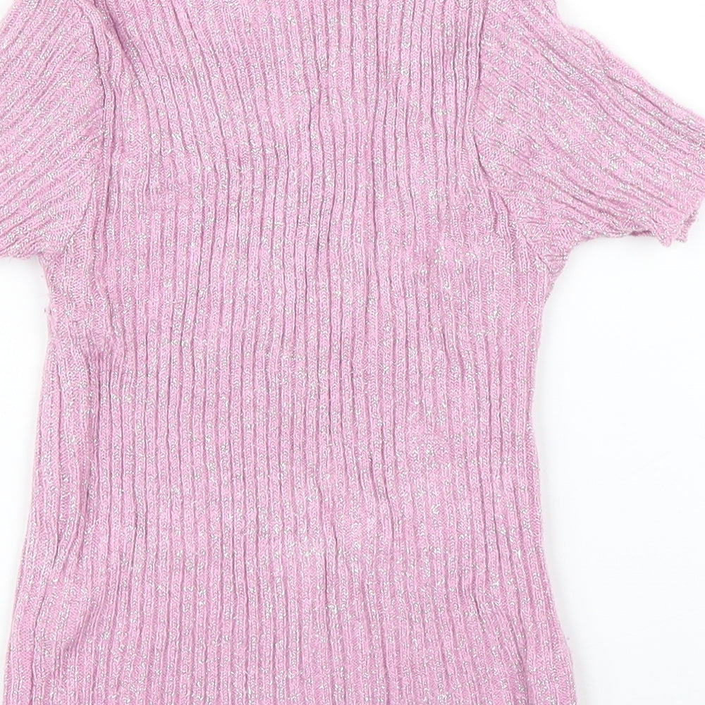 Items Girls Purple Basic Blouse Size 7 Years