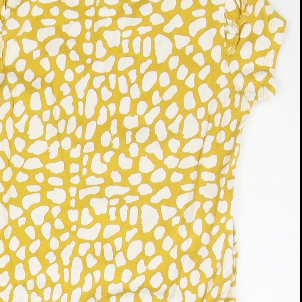 Primark Baby Yellow Geometric Basic T-Shirt Size 18-24 Months