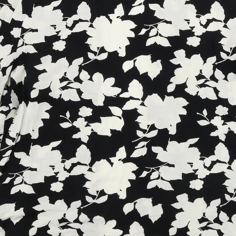 Select Womens White Floral Cardigan Jumper Size 14