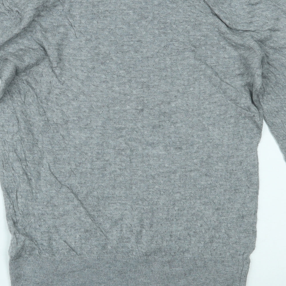 H&M Womens Grey Basic Blouse Size S