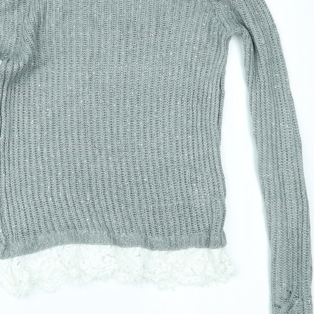 NEXT Womens Green Pullover Jumper Size XS