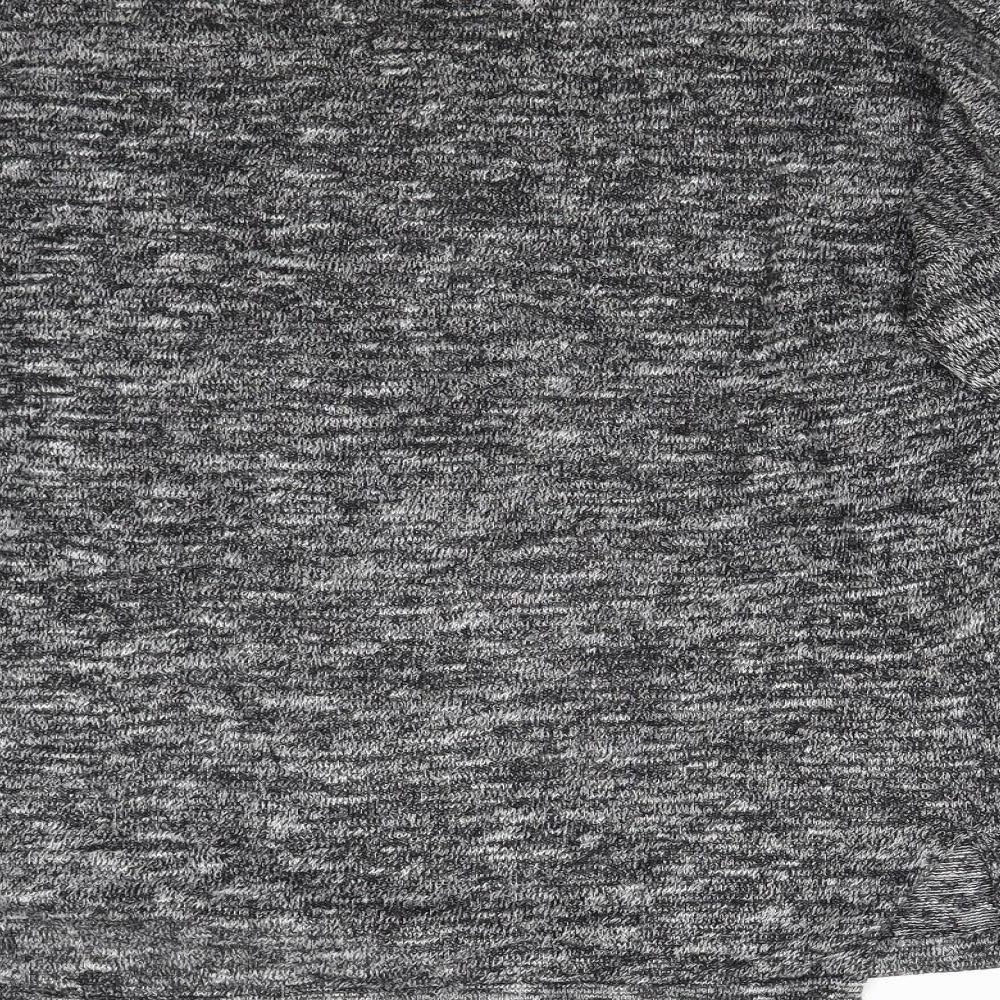 H&M Womens Grey Knit Pullover Jumper Size M