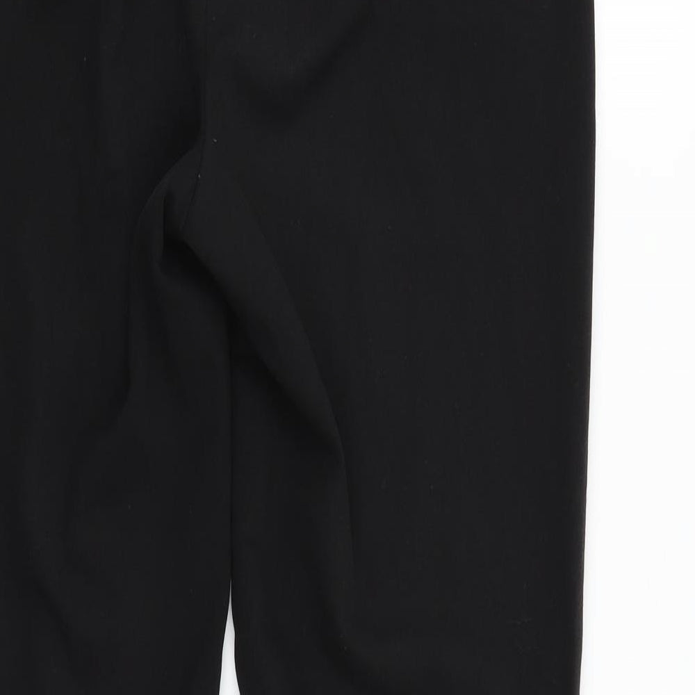 Papaya Womens Black Trousers Size 10 L30 in