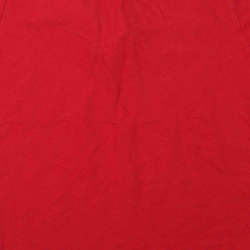 CFL Boys Red Basic Polo Size 12-13 Years