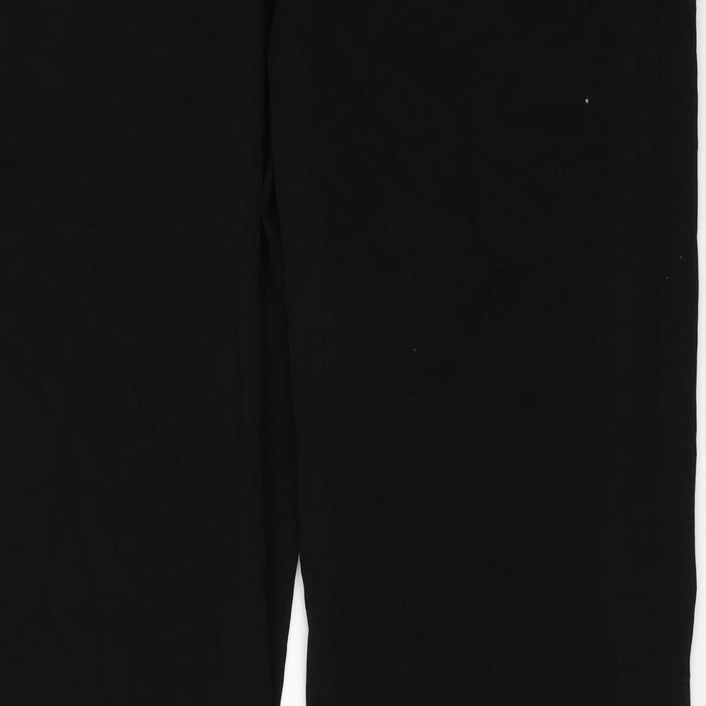 Next Womens Black Trousers Size 14 L30 in