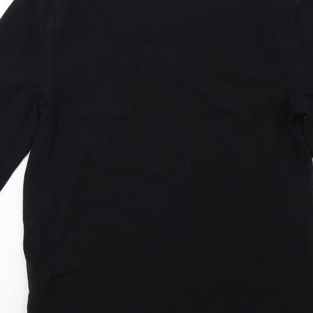 ASOS Mens Black Pullover Sweatshirt Size M