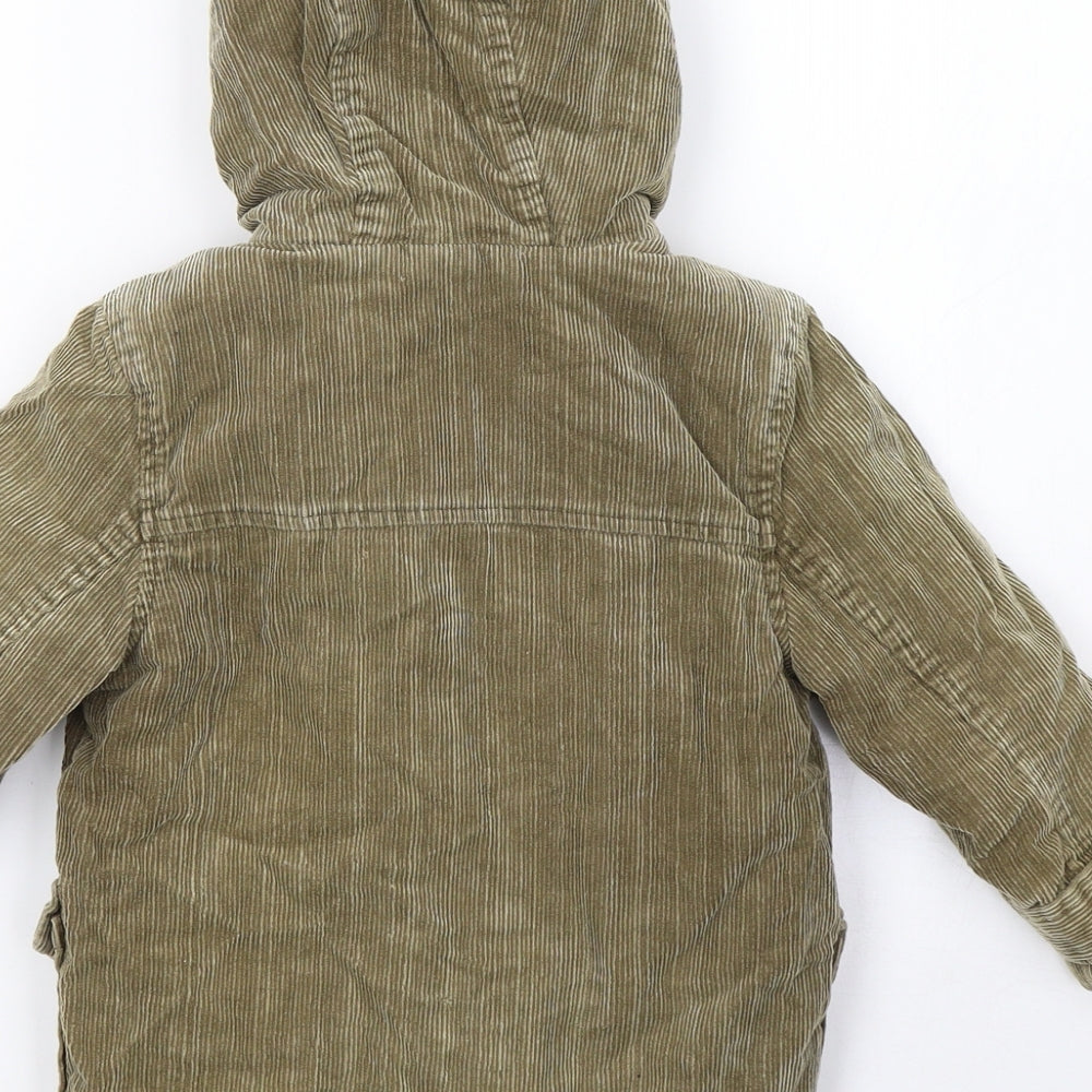 Marks and Spencer Boys Brown Basic Coat Coat Size 2 Years
