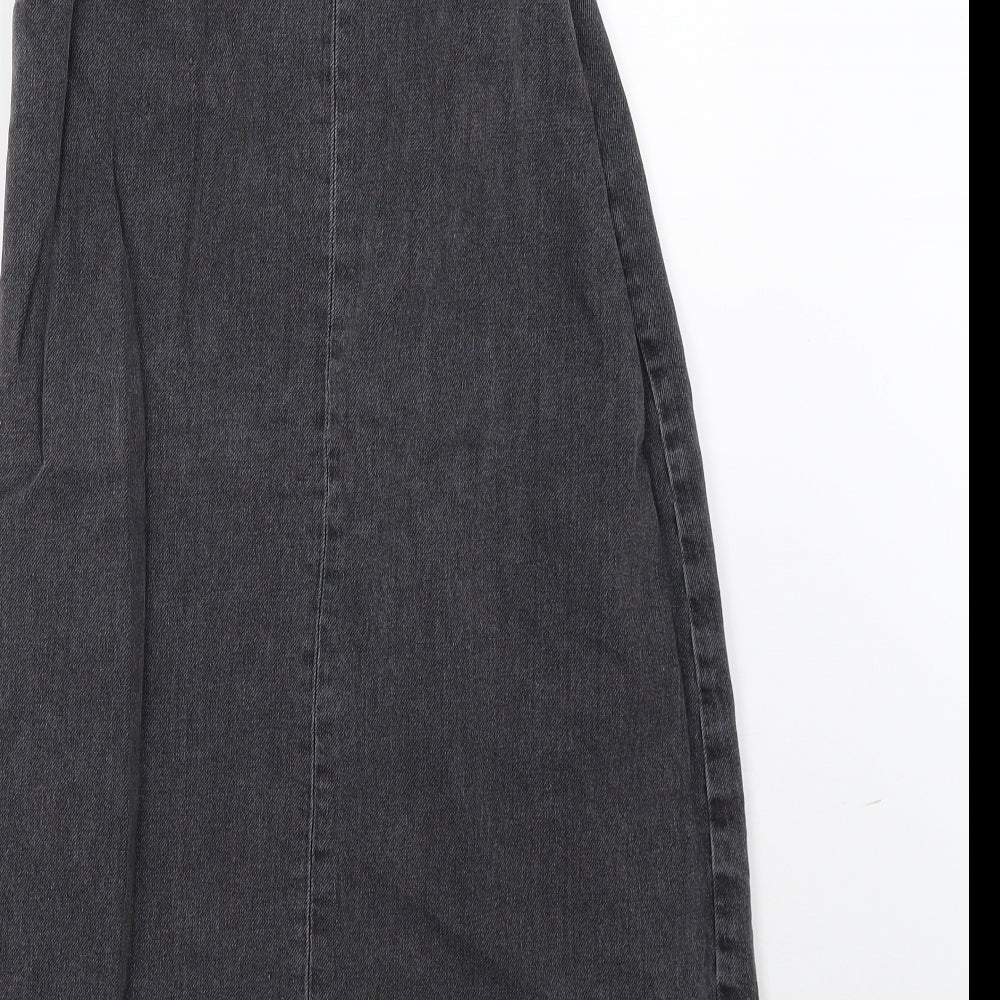 River Island Womens Black A-Line Size 8