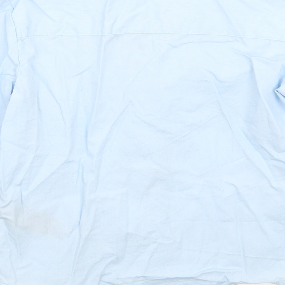 Very Boys Blue Basic Button-Up Size 5 Years