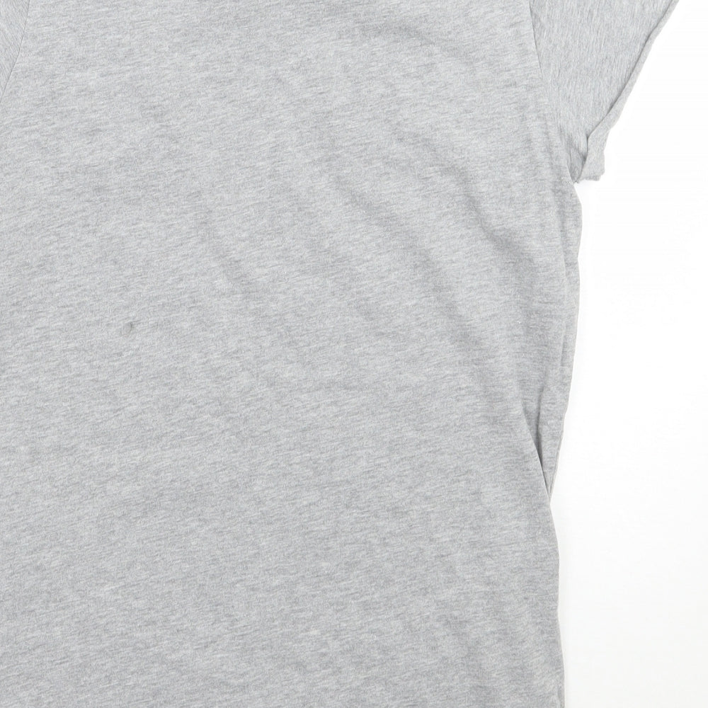 ASOS Womens Grey Basic T-Shirt Size 8