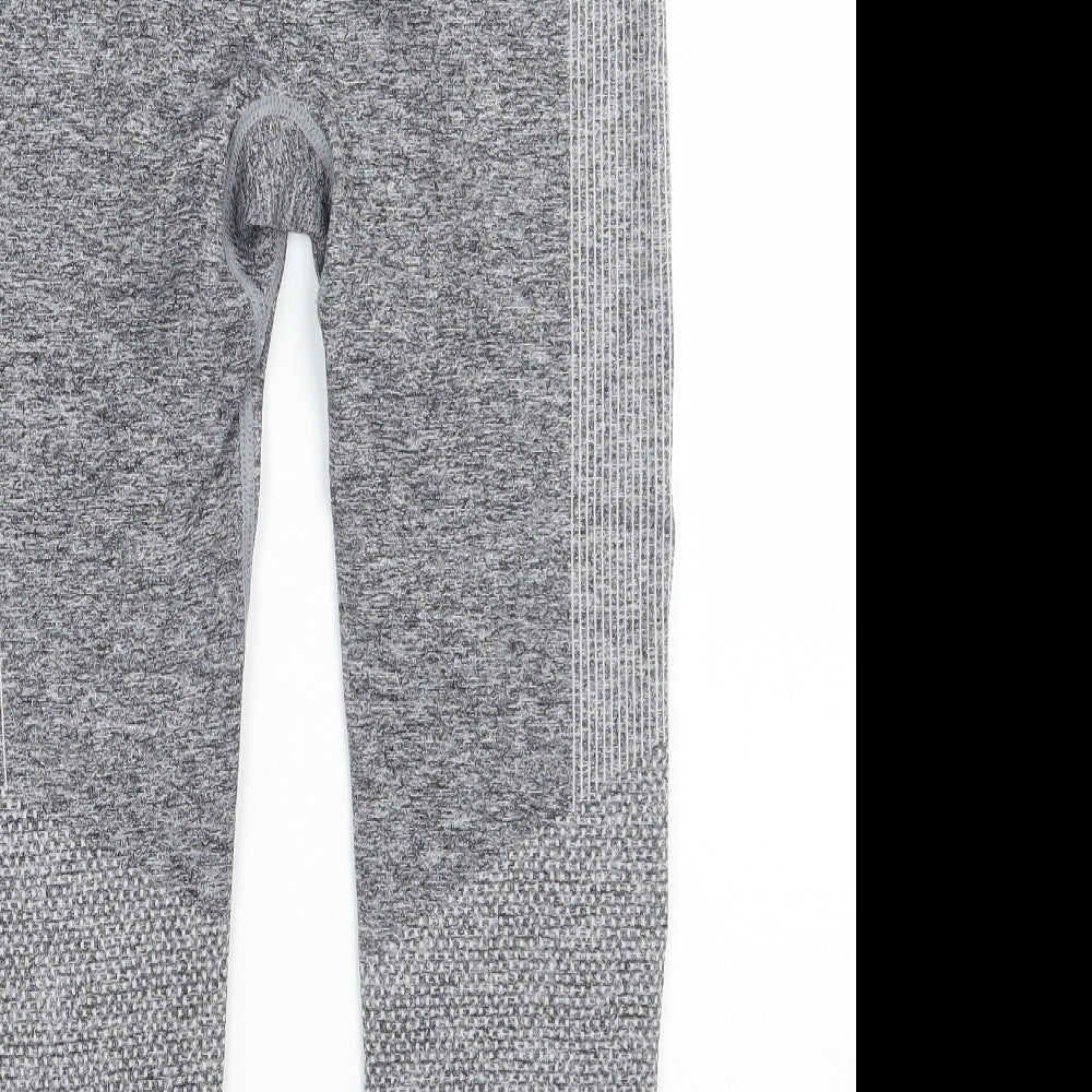 Work out Womens Grey Capri Leggings Size 6
