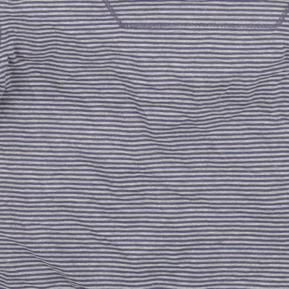 okaidi Boys Grey Striped Basic T-Shirt Size 8 Years