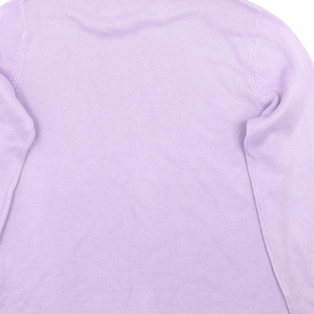 sarah hamilton Womens Purple Pullover Jumper Size M