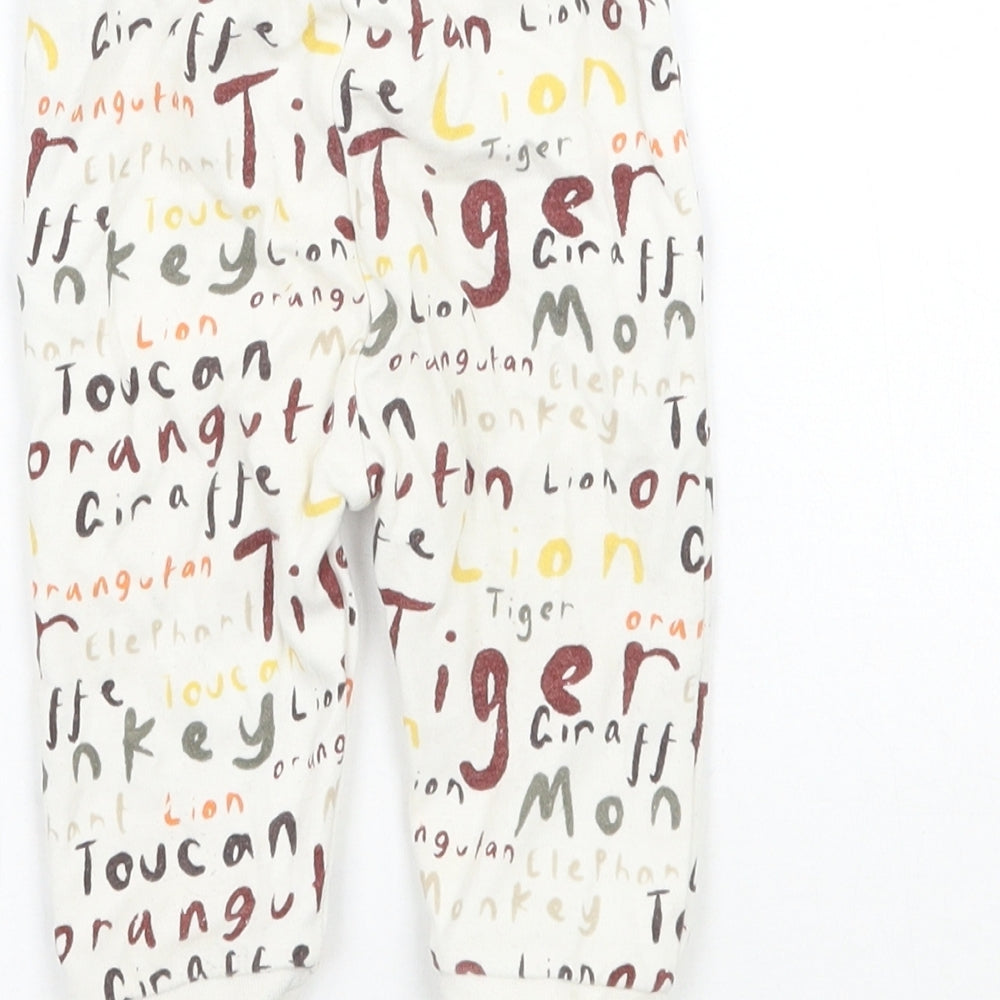 George Baby Ivory Sweatpants Trousers Size 3-6 Months