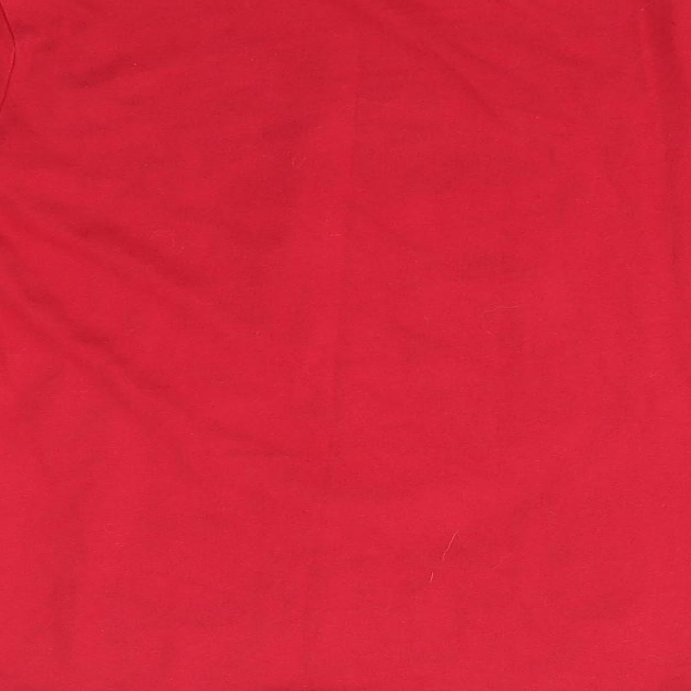 LIVERPOOL FOOTBALL CLUB Boys Red Basic T-Shirt Size 9-10 Years