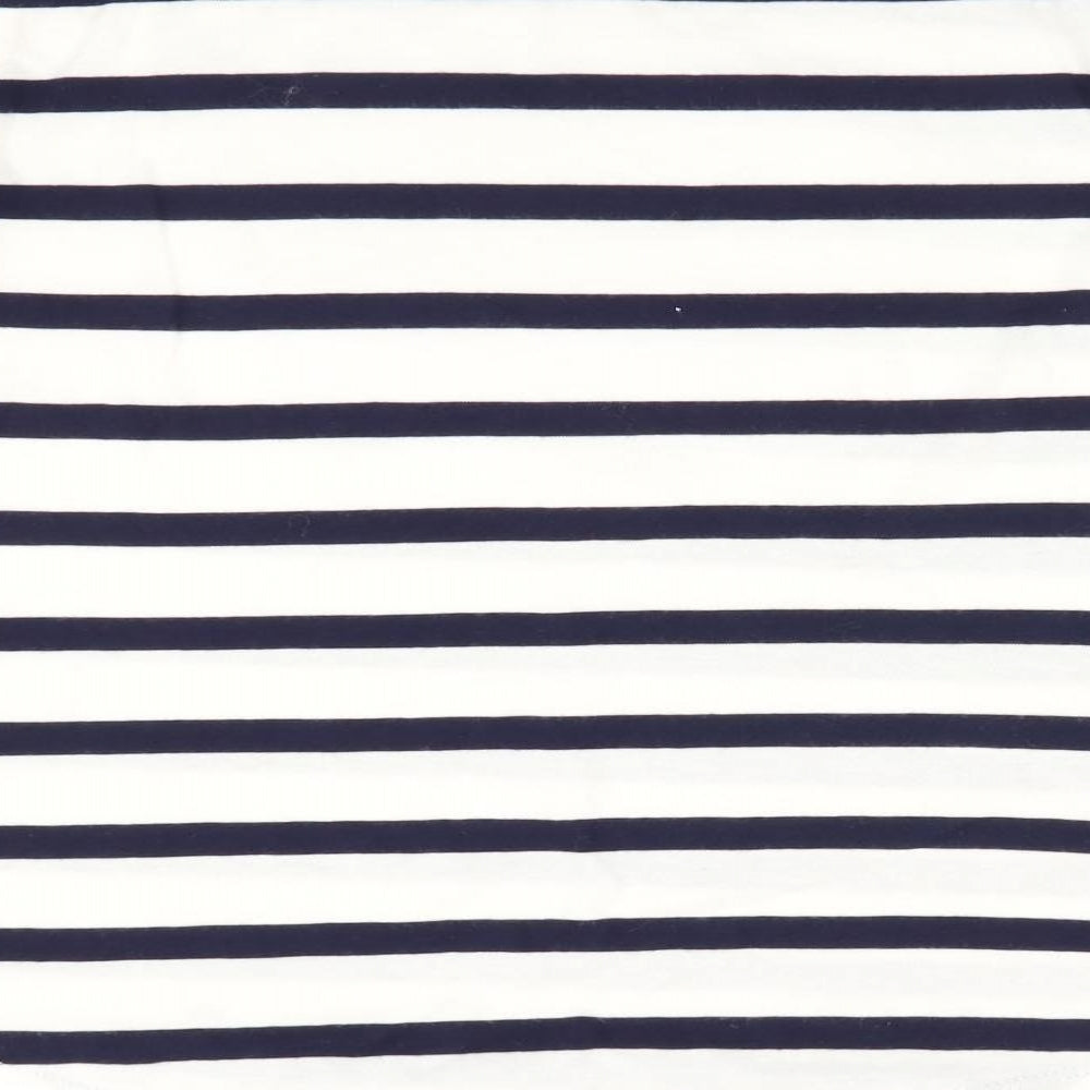 Gap Girls Blue Striped Basic Casual Size L