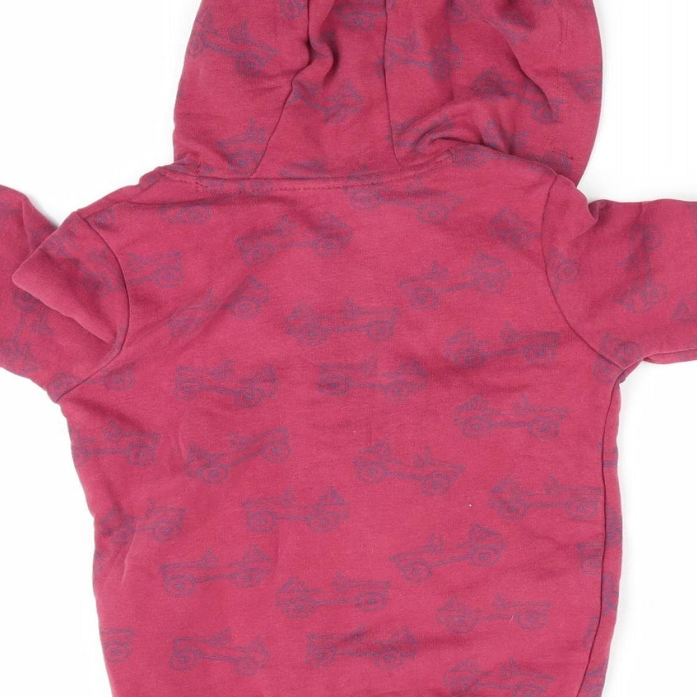 M&Co KIds Boys Brown Geometric Jacket Size 18-24 Months - Car print