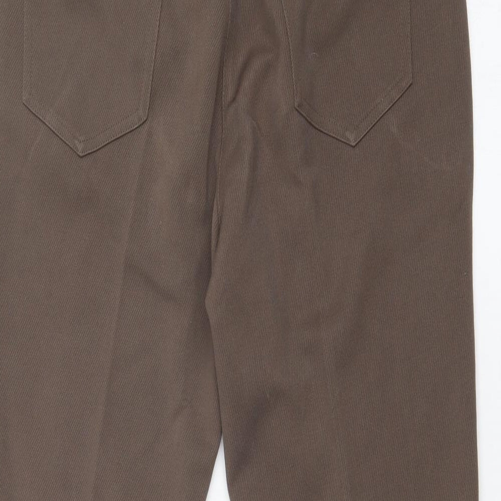 M&S Womens Beige Trousers Size 10 L25 in