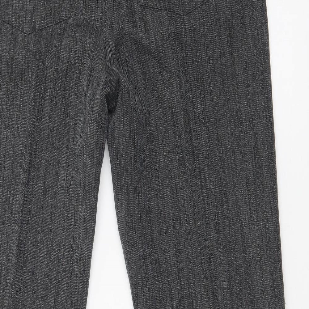 EWM Womens Grey Dress Pants Trousers Size 12 L27 in