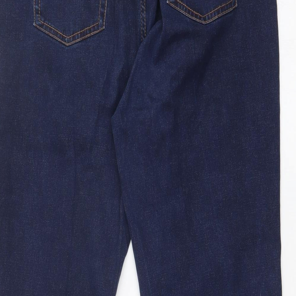 Preworn Womens Blue Straight Jeans Size 32 in L25 in