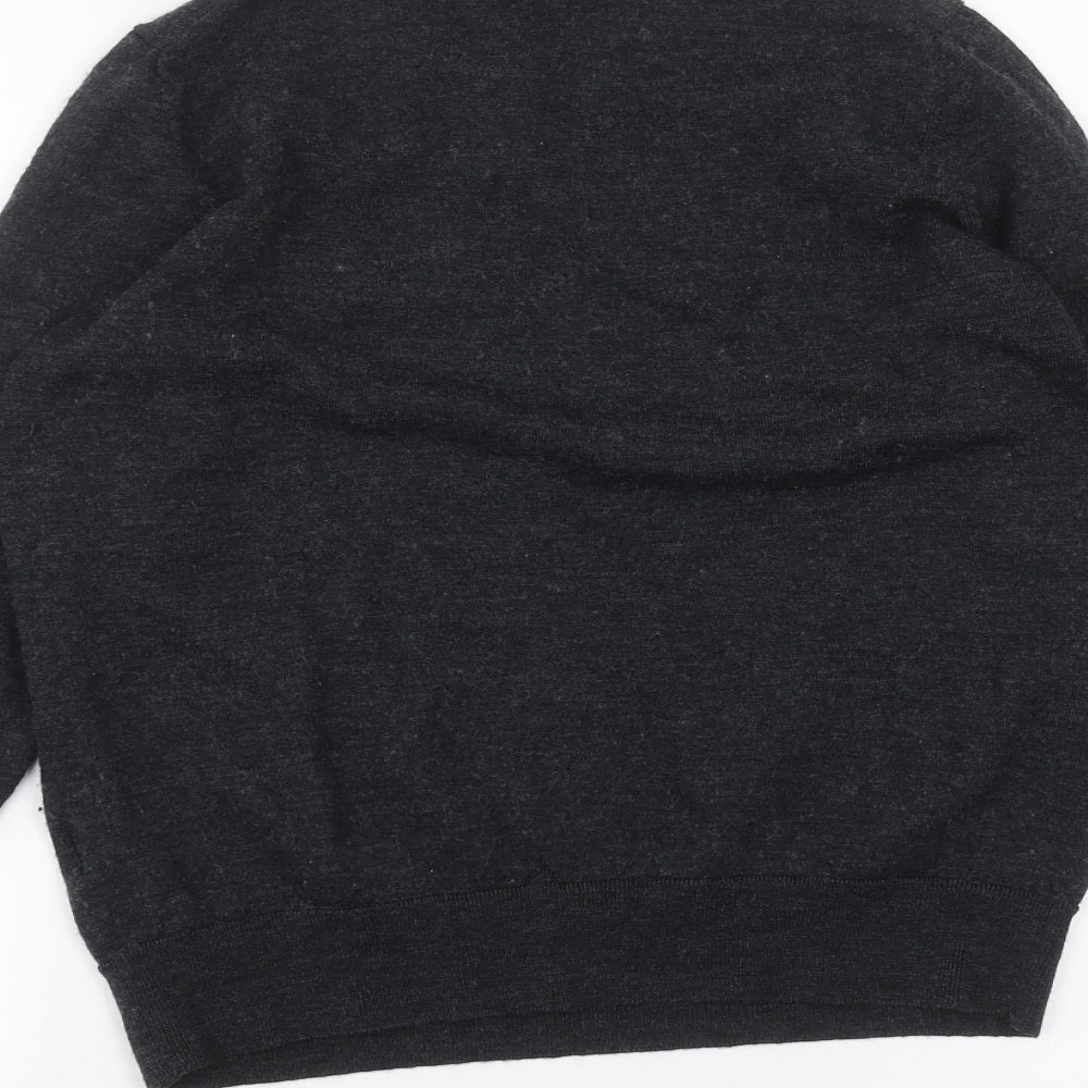 Uni Boys Black Pullover Jumper Size L