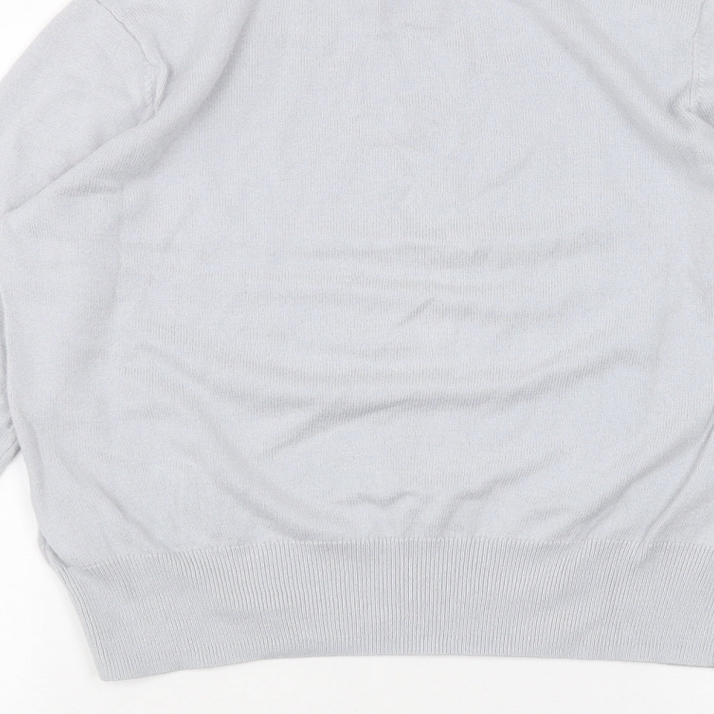 Oasis Womens Blue Basic T-Shirt Size S