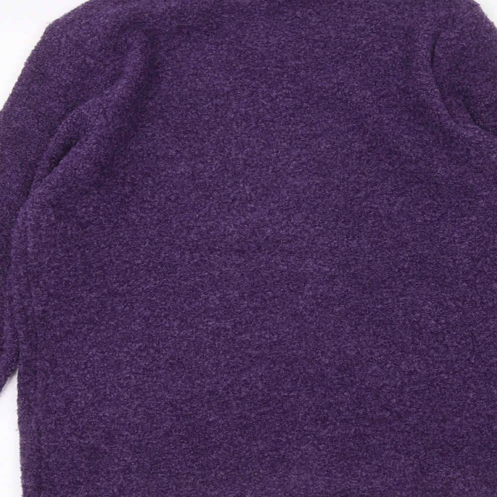 fay louise Womens Purple Pullover Jumper Size S