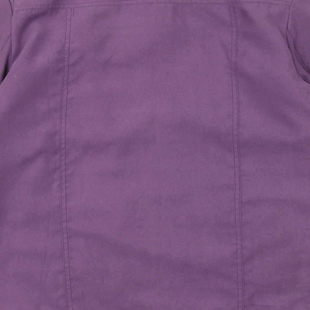EWM Womens Purple Jacket Size 16