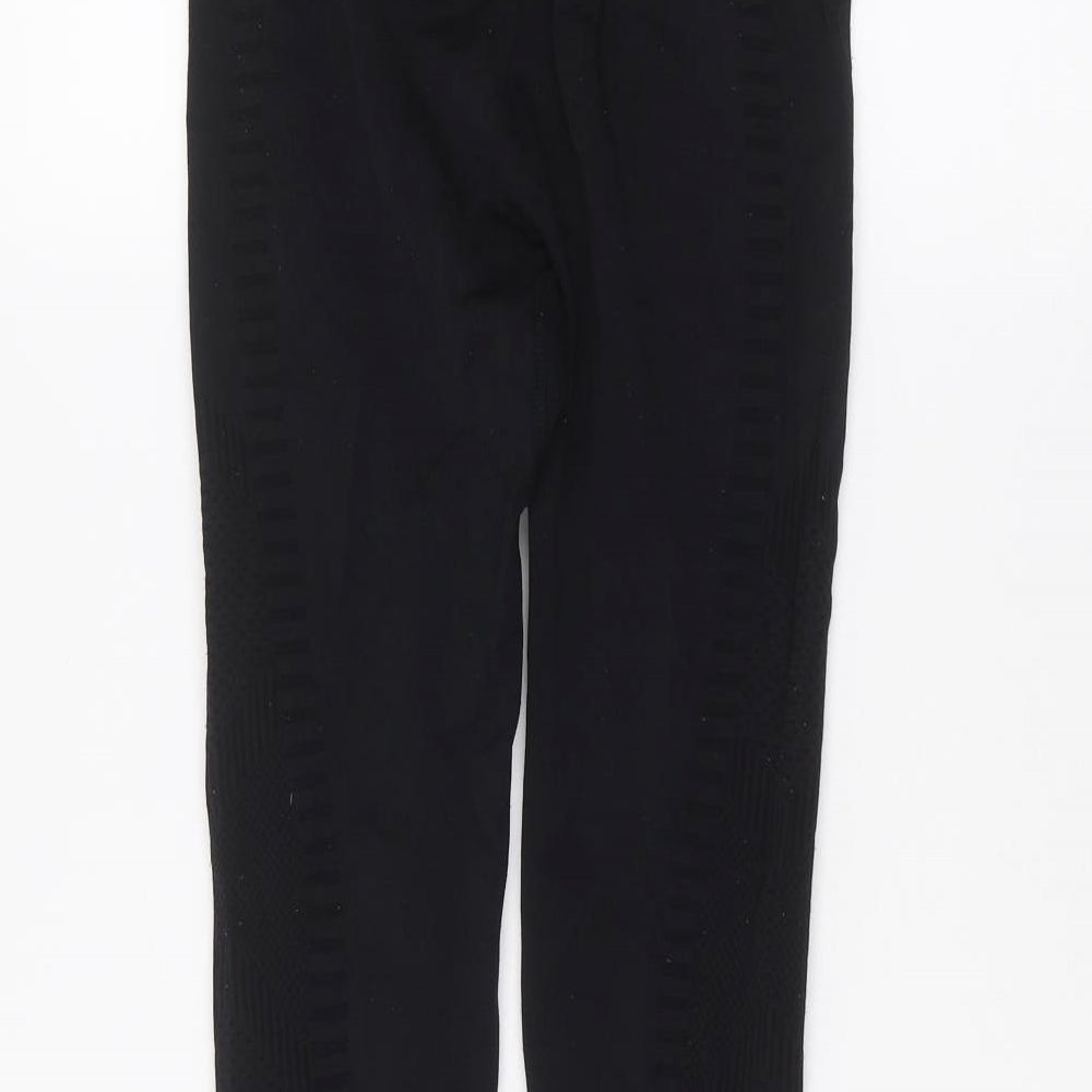 South Beach Womens Black Jogger Leggings Size XS L26 in