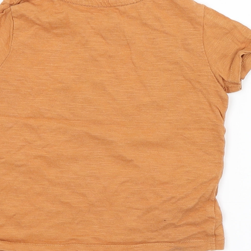 F&F Baby Orange Basic T-Shirt Size 12-18 Months