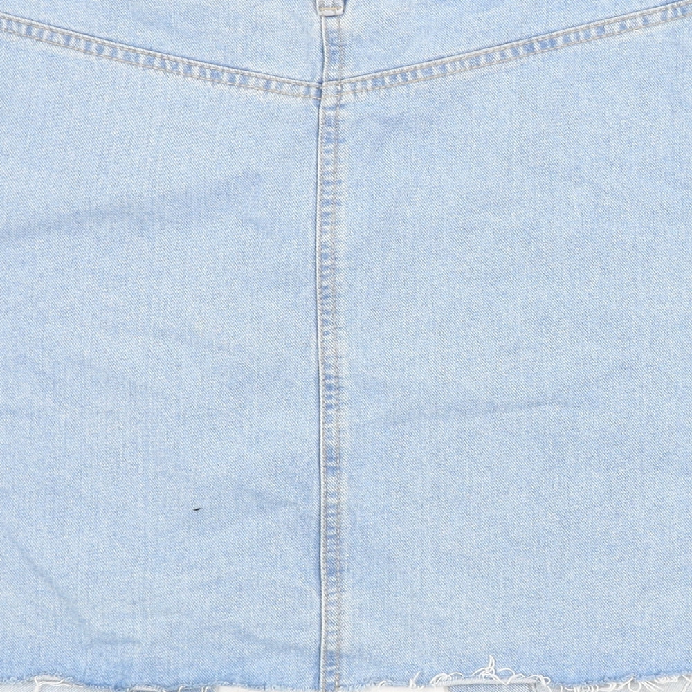 /DENIM Womens Blue A-Line Skirt Size 8