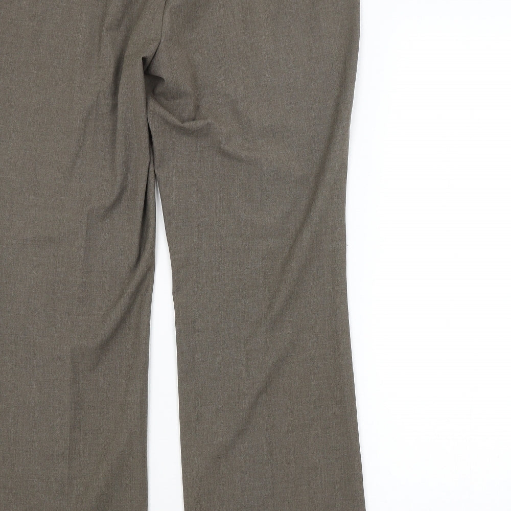 M&S Womens Grey Trousers Size 14 L28 in