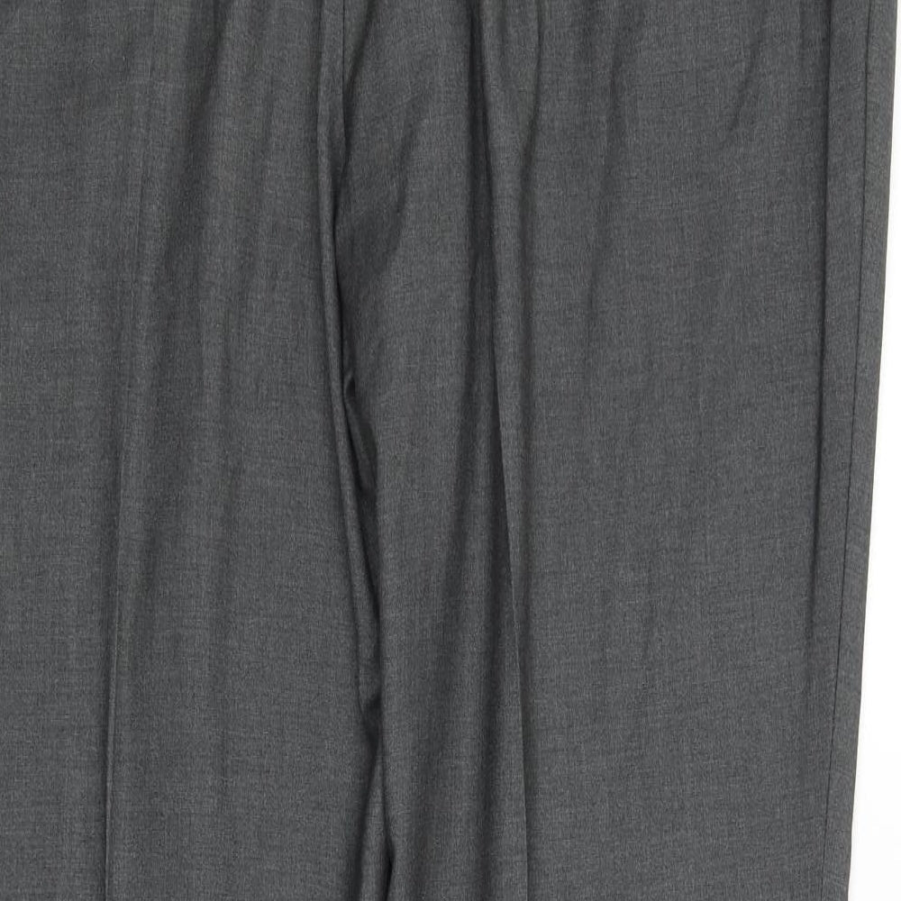Dobell Womens Grey Trousers Size 44 L30 in