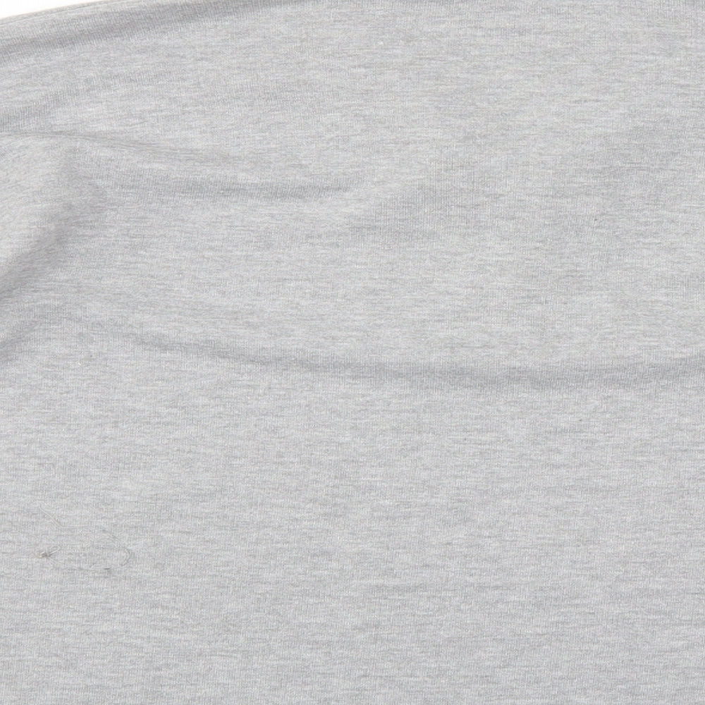 New Look Womens Grey Pullover Sweatshirt Size M
