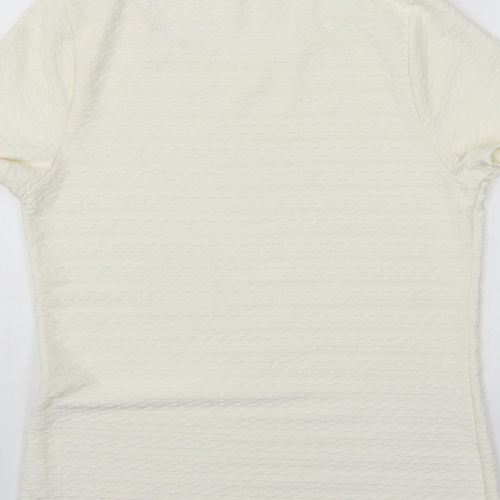 BHS Womens Ivory Basic Blouse Size 8