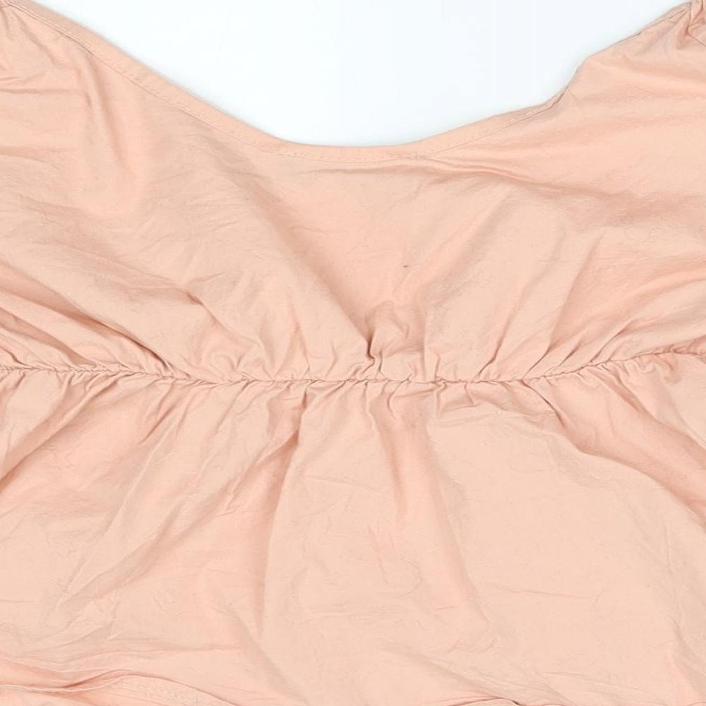 Cameo Rose Womens Pink Basic Blouse Size L